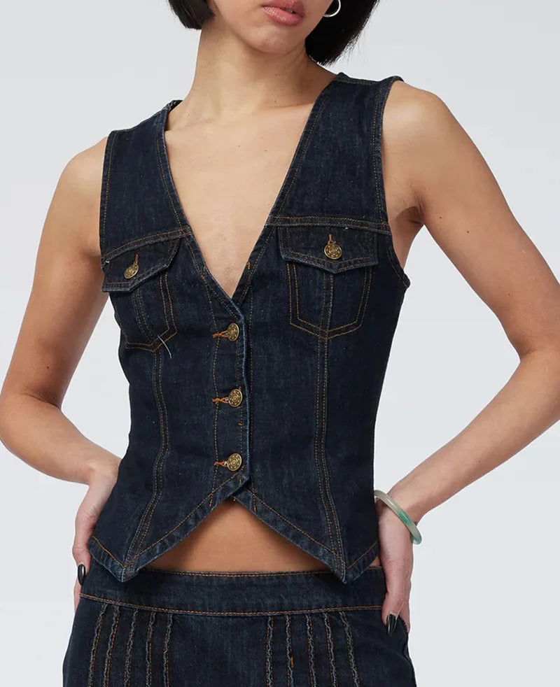 Bella Denim Vest